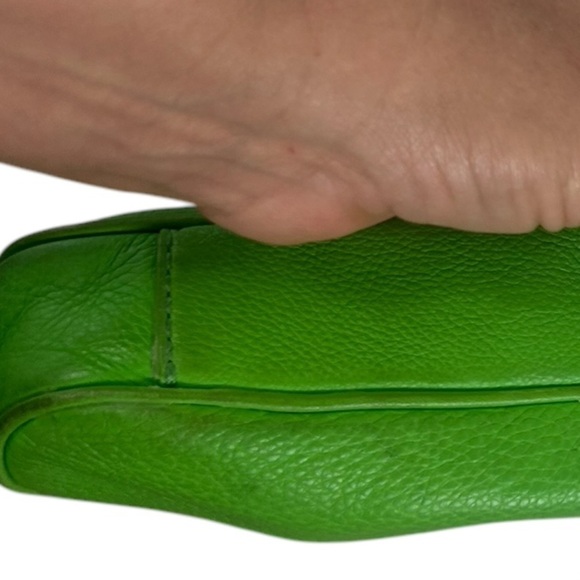 Kate Spade Cobble Hill Marsala FoldOver Convertible Crossbody Bag Green Leather - Picture 15 of 15